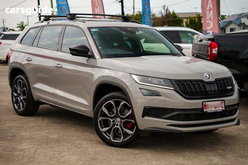 Grey 2020 Skoda Kodiaq Wagon 176 Tdi Rs (4X4)