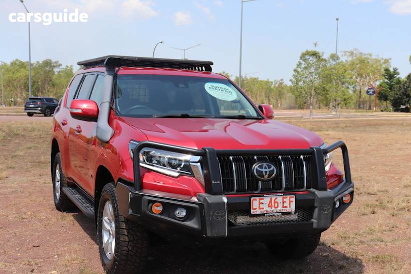 Red 2018 Toyota Landcruiser Prado Wagon Gxl (4X4)