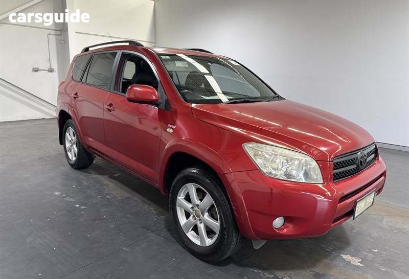Red 2007 Toyota RAV4 Wagon Cruiser (4X4)