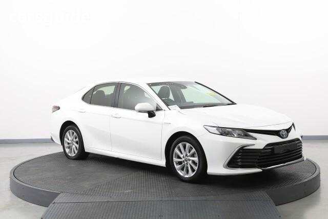White 2024 Toyota Camry Sedan Ascent Hybrid