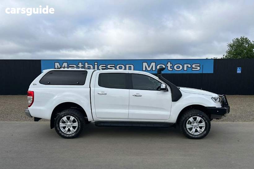 White 2022 Ford Ranger Ute Tray XLT 4X4