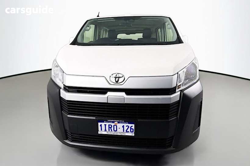 White 2025 Toyota HiAce Van Lwb (4 Door) Barn Door