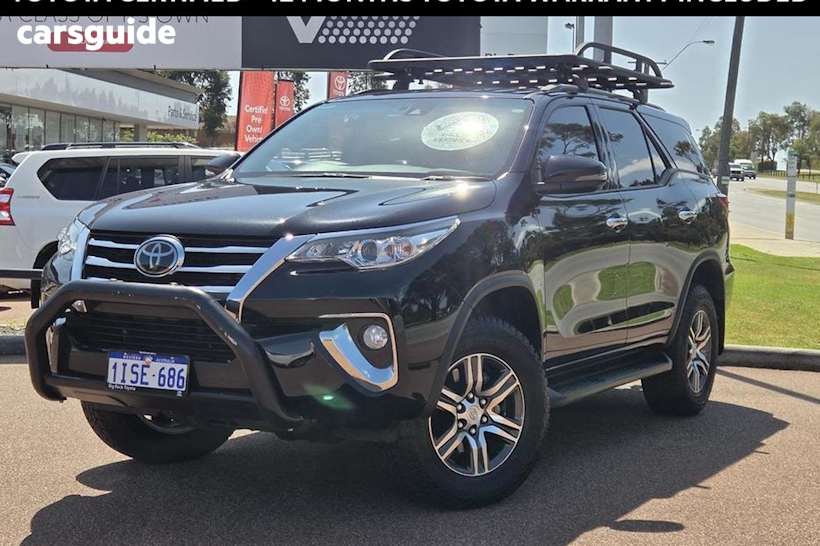 Black 2020 Toyota Fortuner Wagon Gxl Premium Interior B+R Trim