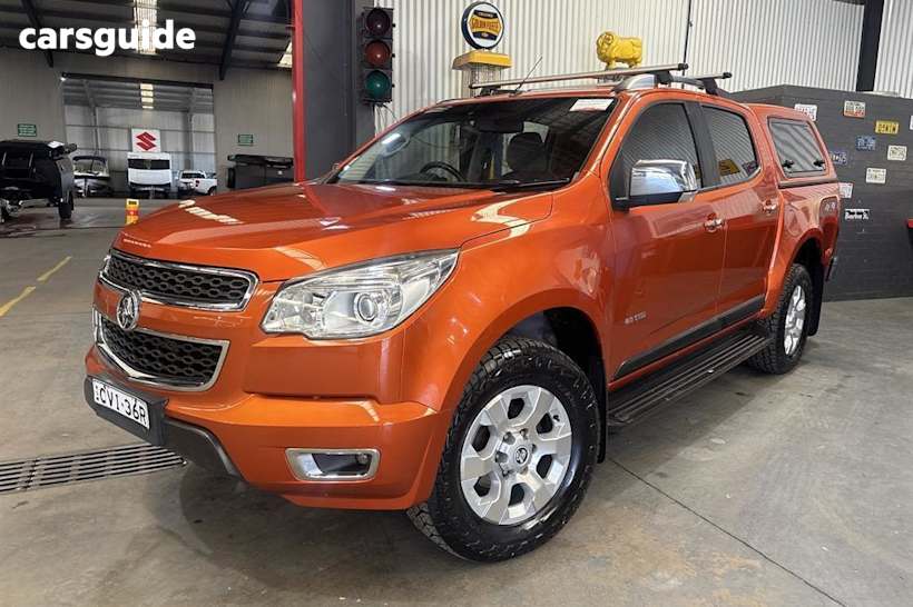 Orange 2014 Holden Colorado Crew Cab Pickup Ltz (4X4)