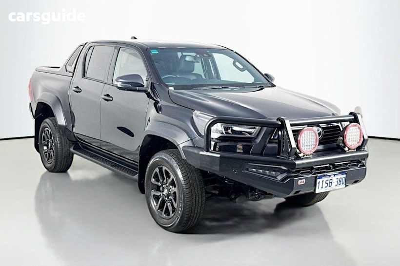 Black 2023 Toyota Hilux Double Cab Pick Up Rogue (4X4)
