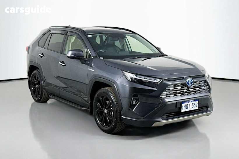 Silver 2022 Toyota RAV4 Wagon Cruiser (Awd) Hybrid