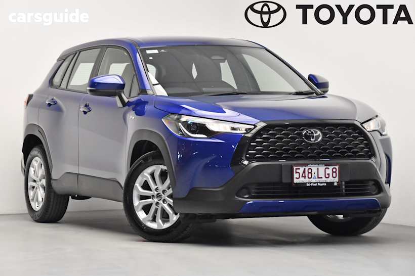 Blue 2024 Toyota Corolla Cross SUV GX F