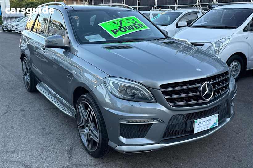 Silver 2012 Mercedes-Benz ML63 Wagon Amg (4X4)