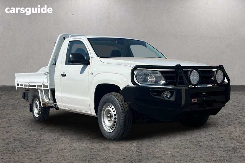 White 2015 Volkswagen Amarok Ute Tray TDI420 4X4