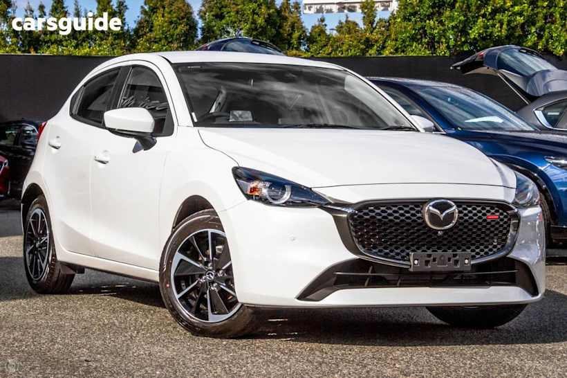 White 2025 Mazda Mazda2 Hatch G15 GT F