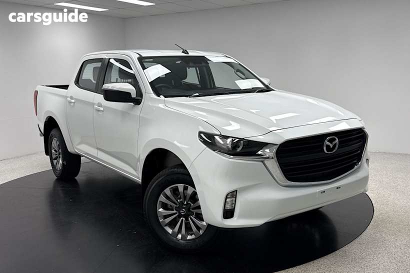 White 2023 Mazda BT-50 Ute Tray XT 4X4