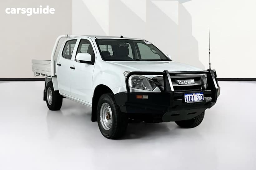 White 2018 Isuzu D-MAX Crew Cab Chassis Sx (4X4)