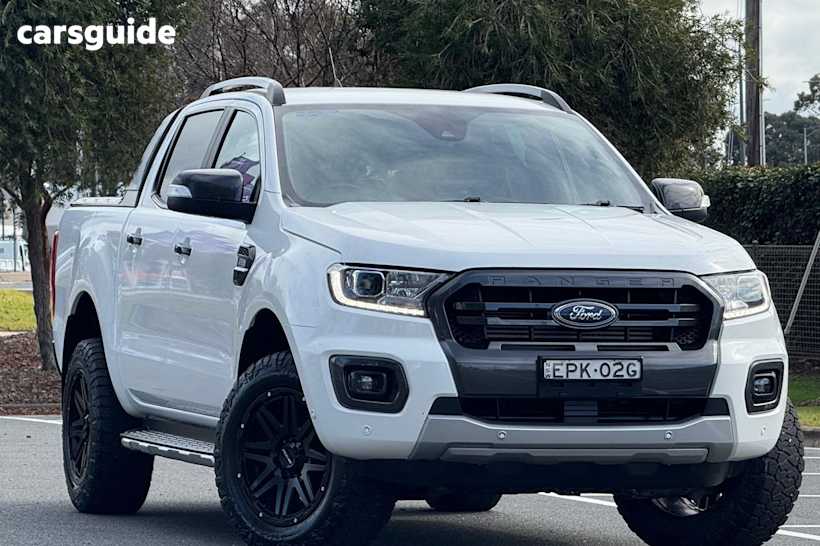 White 2021 Ford Ranger Double Cab Pick Up Wildtrak 3.2 (4X4)