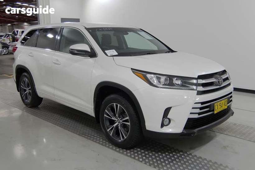 White 2019 Toyota Kluger Wagon GX (4x2)