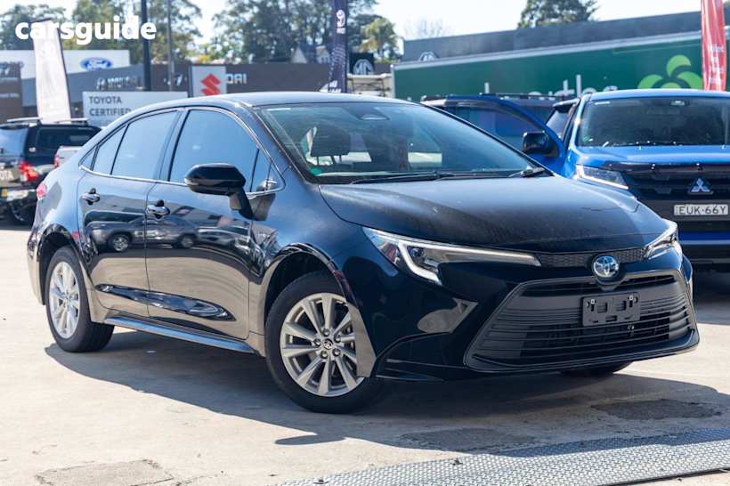 Black 2024 Toyota Corolla Sedan ASCENT SPORT HYBRID F