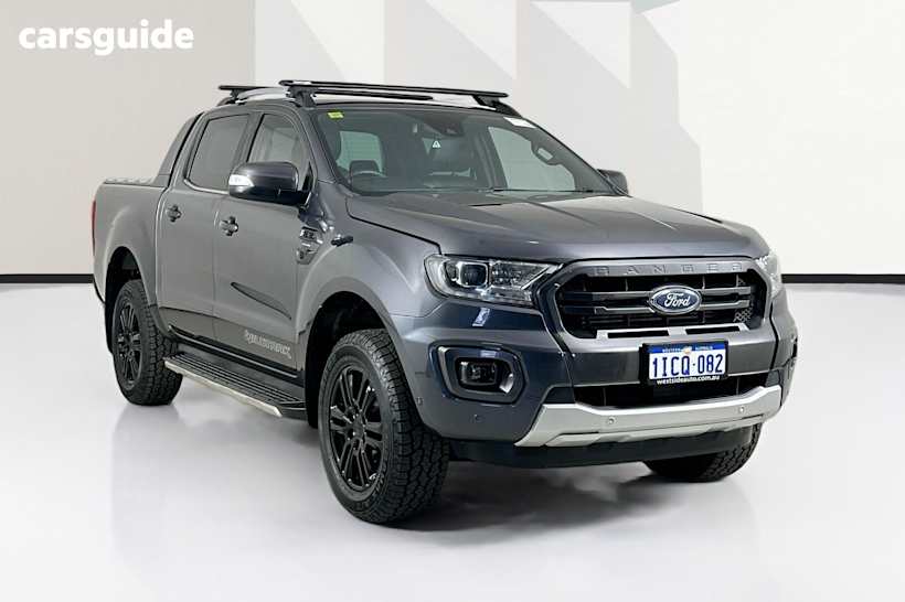 Grey 2020 Ford Ranger Double Cab Pick Up Wildtrak 2.0 (4X4)