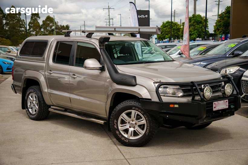 Silver 2013 Volkswagen Amarok Dual Cab Utility Tdi420 Highline (4X4)