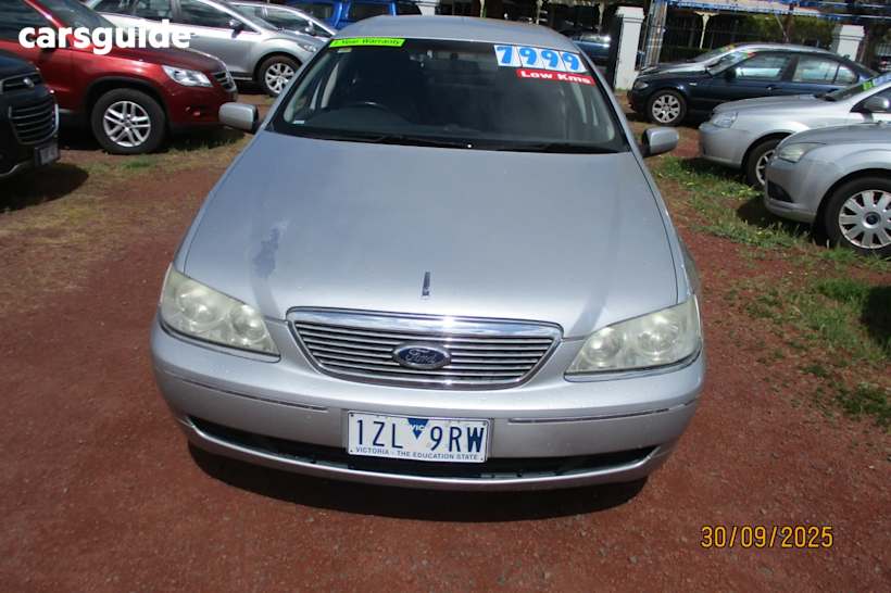 Silver 2004 Ford Fairlane Sedan Ghia