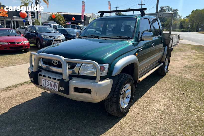 Green 2003 Toyota Hilux Dual Cab Pick-up Sr5 (4X4)