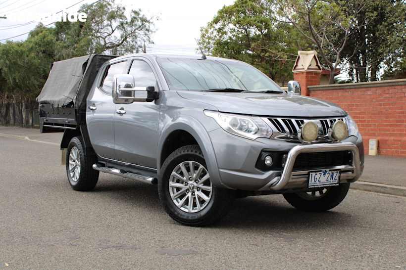 Silver 2015 Mitsubishi Triton Dual Cab Utility Gls (4X4)