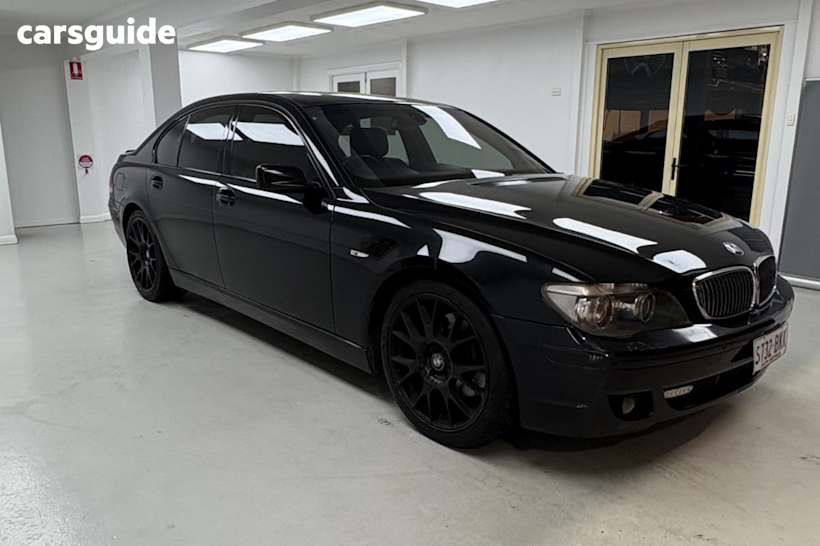 Black 2005 BMW 740LI Sedan