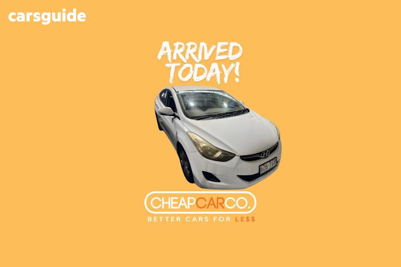 White 2012 Hyundai Elantra Sedan Active