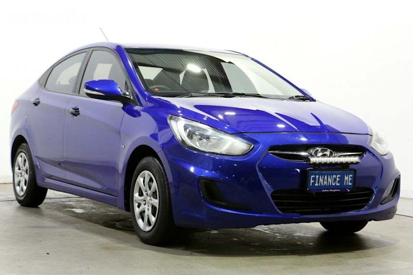 Blue 2012 Hyundai Accent Sedan ACTIVE F