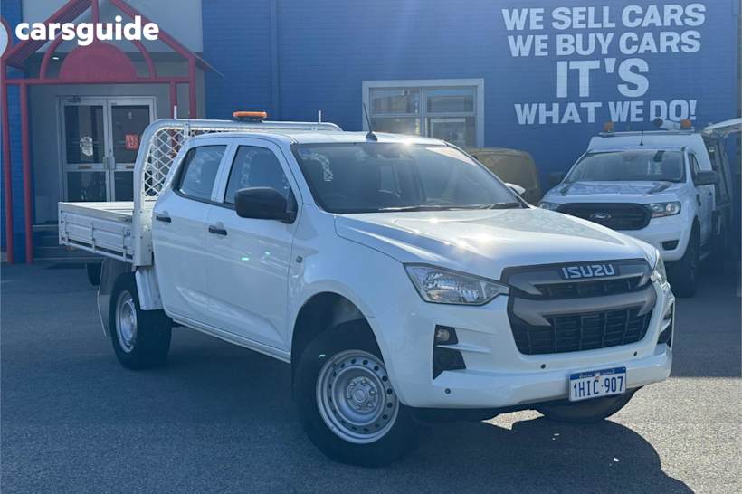 White 2021 Isuzu D-MAX Ute Tray SX 4X4