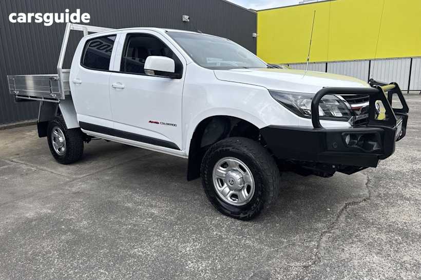 White 2019 Holden Colorado Crew Cab Chassis Ls (4X4)
