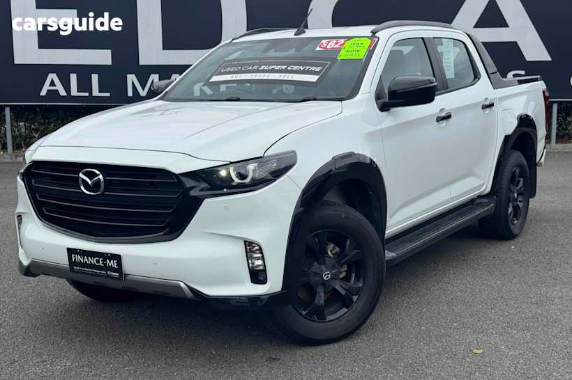 White 2023 Mazda BT-50 Ute Tray SP 4X4