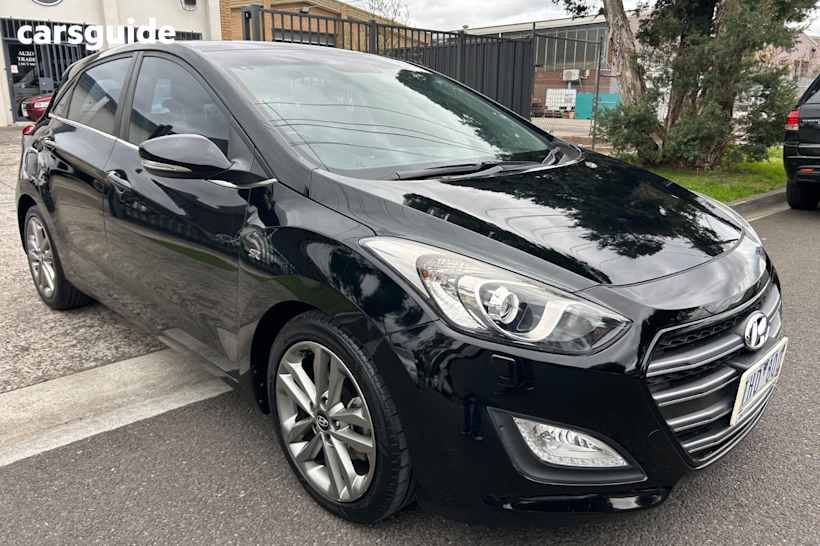 Black 2016 Hyundai I30 Hatchback Sr Premium