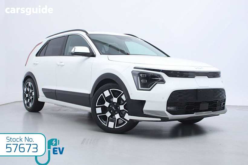 White 2022 Kia Niro Wagon Ev Gt-Line Body C Pillar
