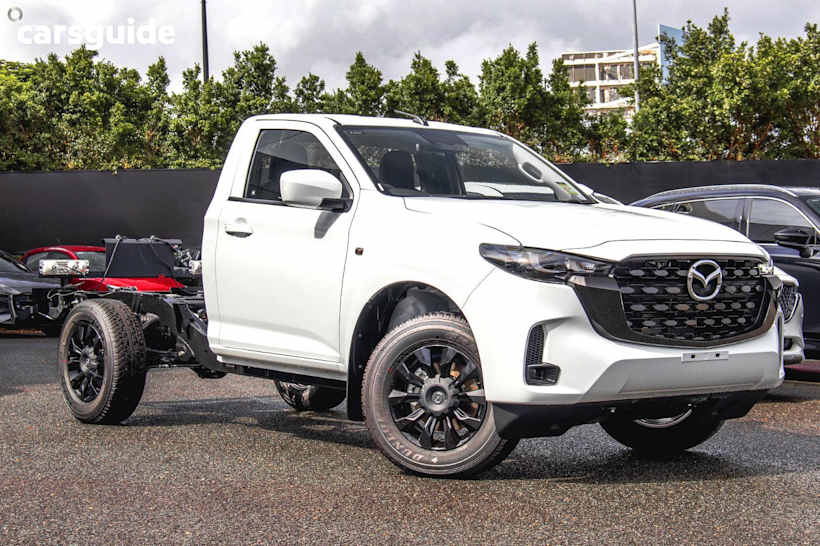 White 2025 Mazda BT-50 Ute Tray XT R
