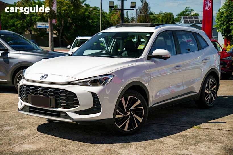 White 2025 MG ZS SUV ESSENCE HYBRID+ F