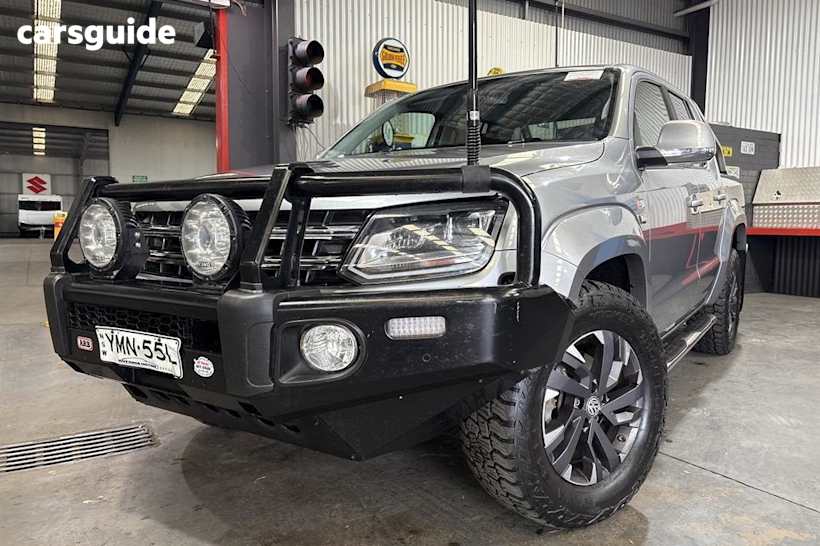 Grey 2022 Volkswagen Amarok Dual Cab Utility Tdi580 Highline 4Motion