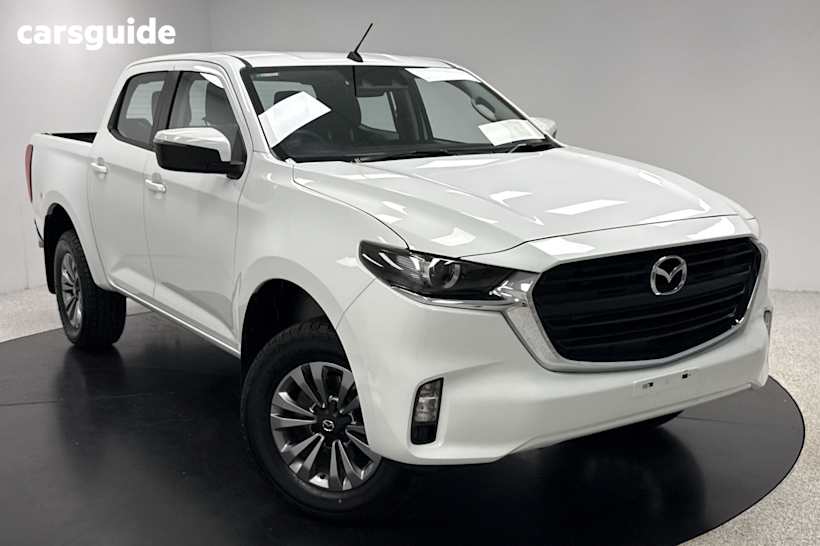 White 2023 Mazda BT-50 Ute Tray XT 4X4