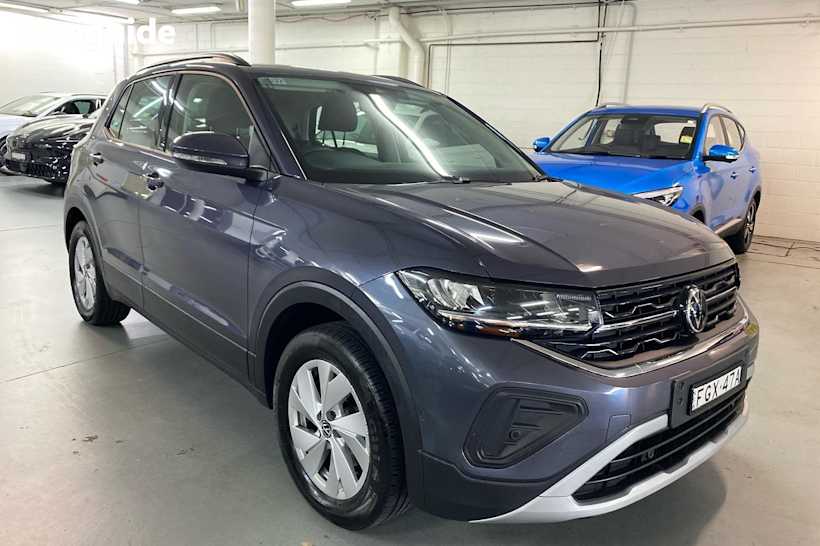 Grey 2024 Volkswagen T-Cross SUV 85TSI LIFE F
