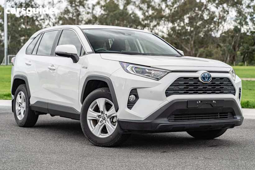 White 2021 Toyota RAV4 SUV GX F