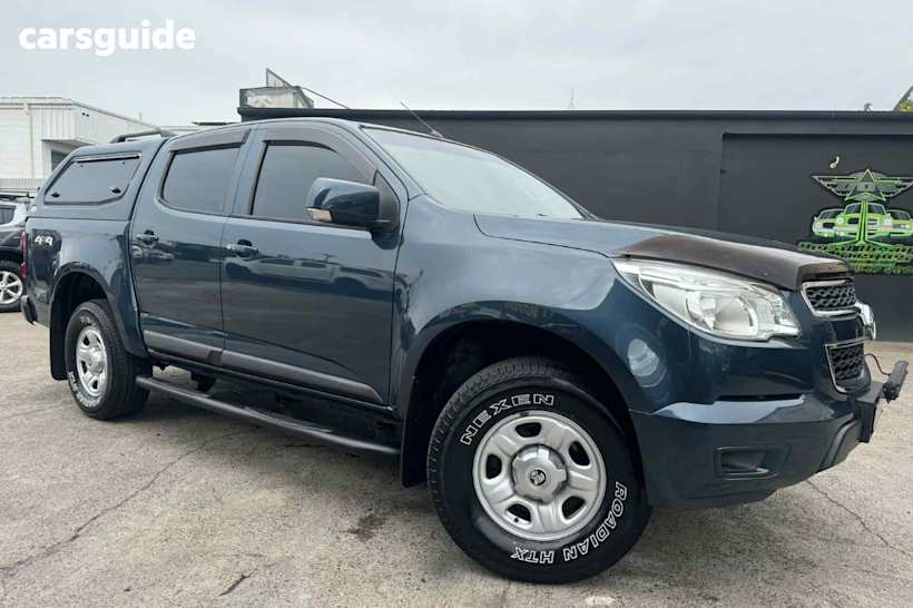 Blue 2015 Holden Colorado Crew Cab Pickup Ls (4X4)