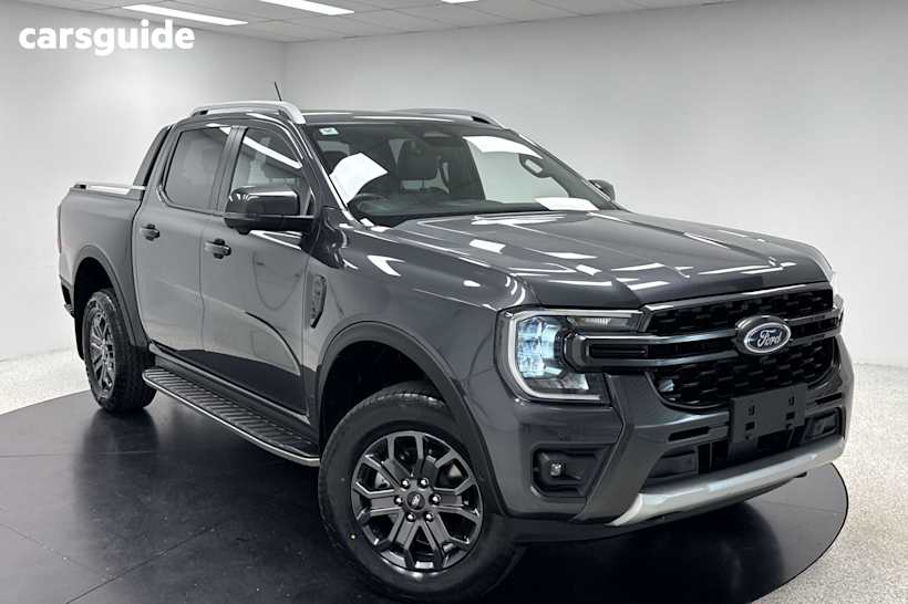 Grey 2023 Ford Ranger Ute Tray WILDTRAK 4X4