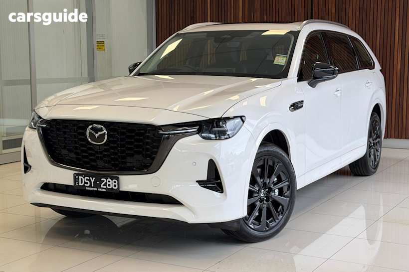 White 2024 Mazda CX-80 SUV G40E GT 4X4