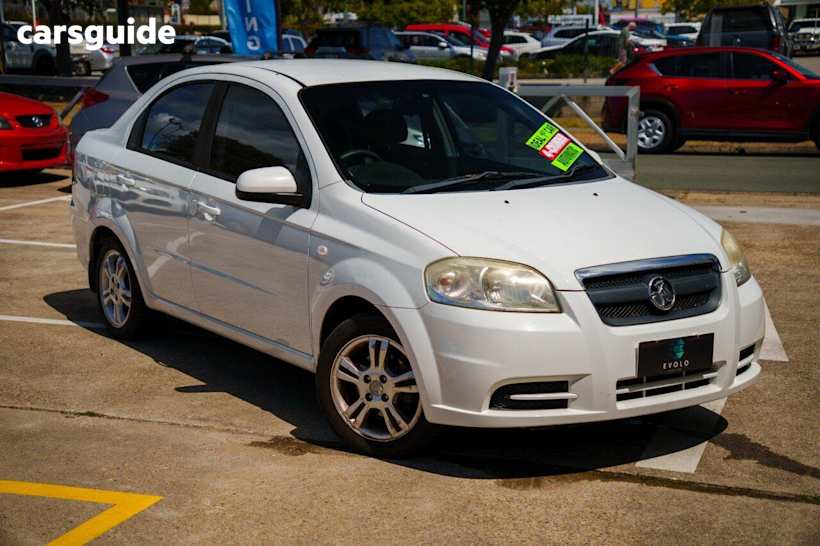 White 2010 Holden Barina Sedan