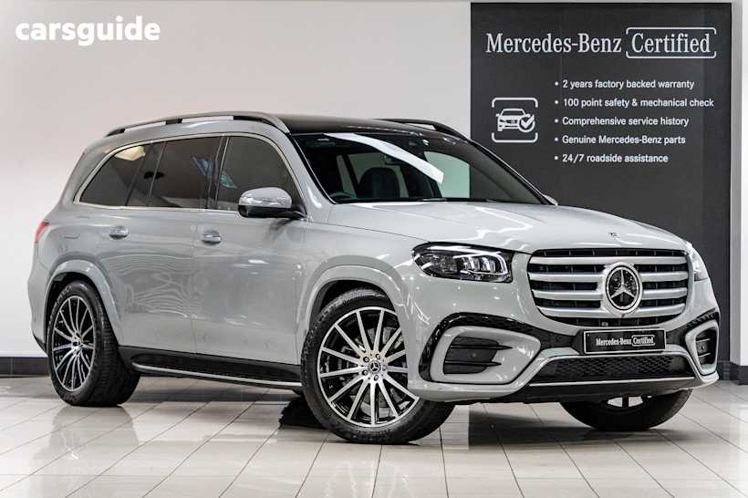 Grey 2024 Mercedes-Benz GLS-Class SUV GLS450 D 4WD