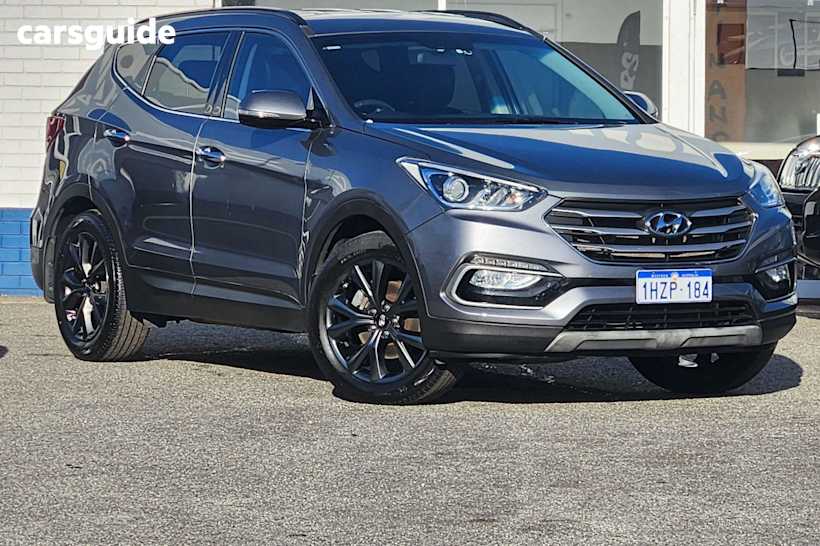 Grey 2017 Hyundai Santa FE Wagon Active X
