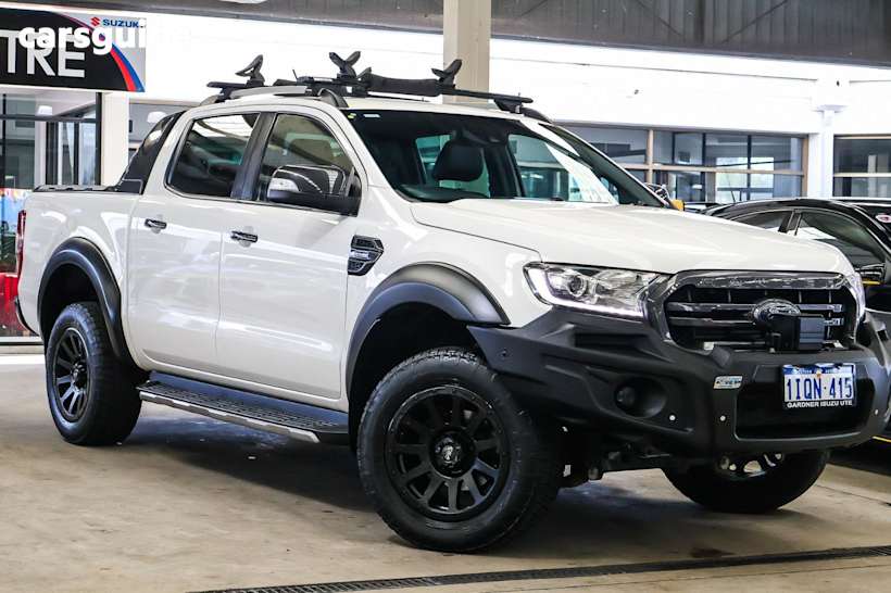 White 2019 Ford Ranger Ute Tray WILDTRAK 4X4