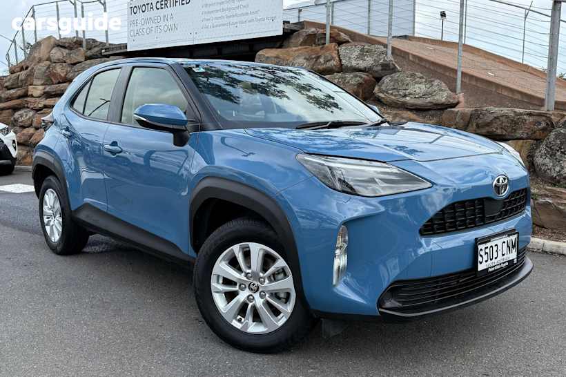 Blue 2021 Toyota Yaris Cross SUV GX F
