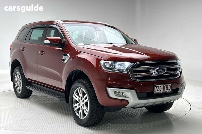 Red 2015 Ford Everest SUV TREND 4X4