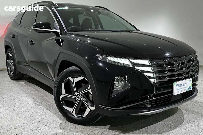 Black 2023 Hyundai Tucson SUV HIGHLANDER 4X4