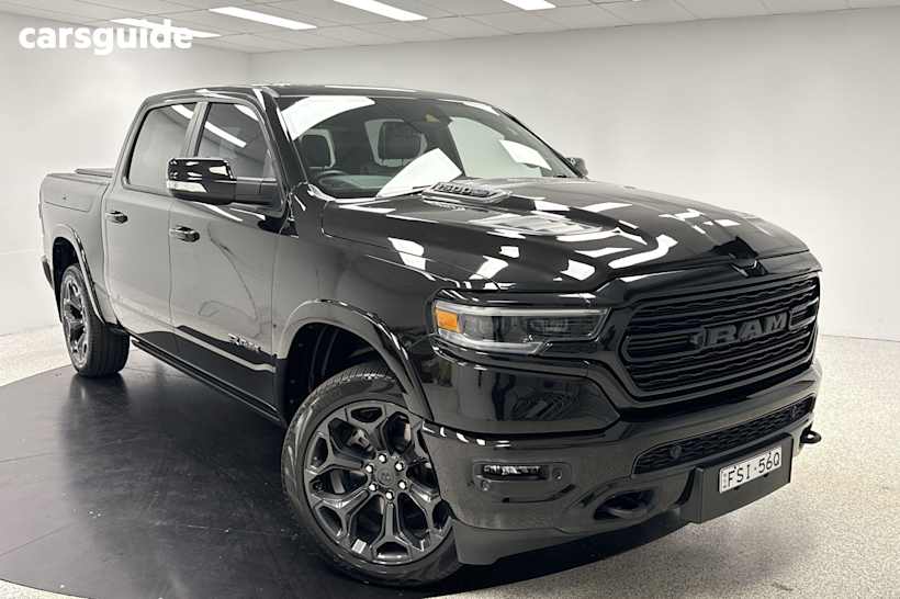 Black 2022 Ram 1500 Ute Tray LIMITED RAMBOX 4X4
