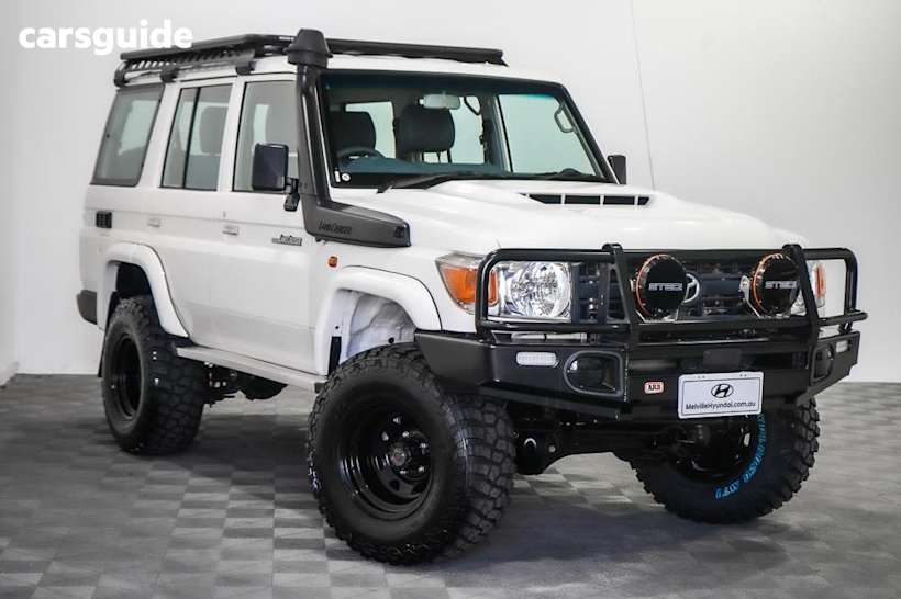 White 2019 Toyota Landcruiser Wagon Workmate (4X4)